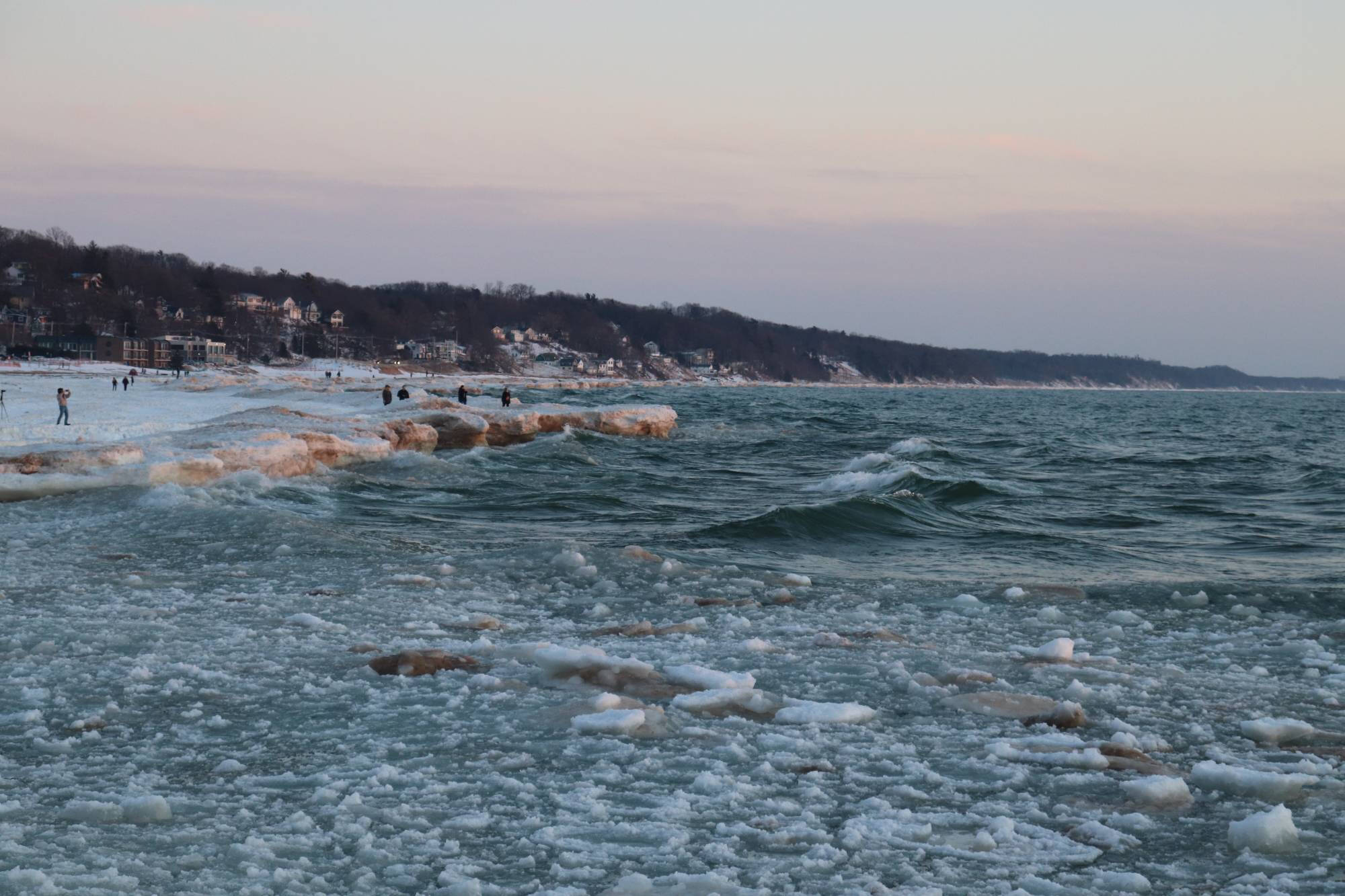 Color photograph of a beach.